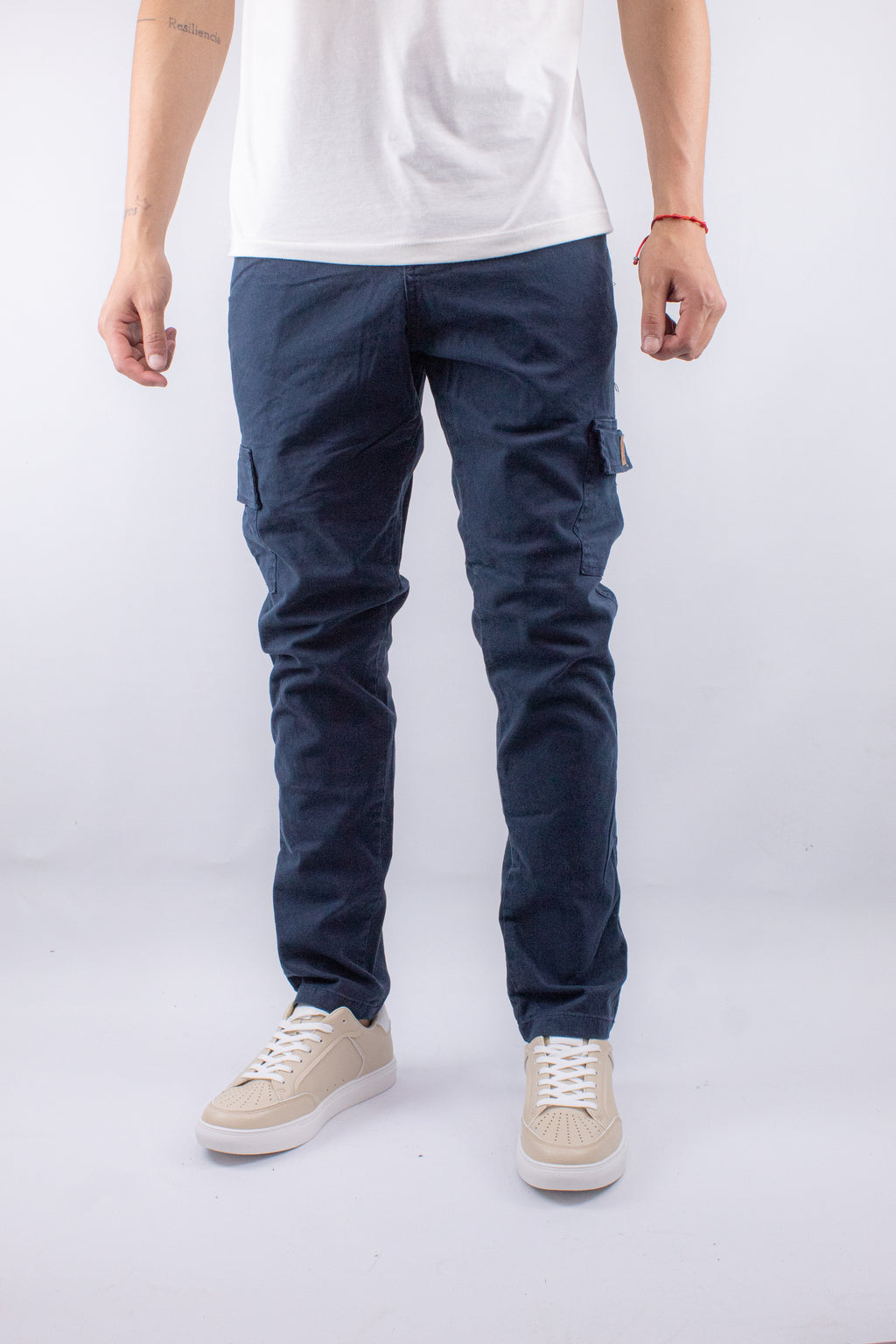 PANTALON CARGO AZUL MARINO