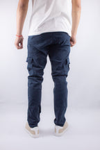 PANTALON CARGO AZUL MARINO