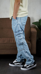 DENIM DUXON CARGO