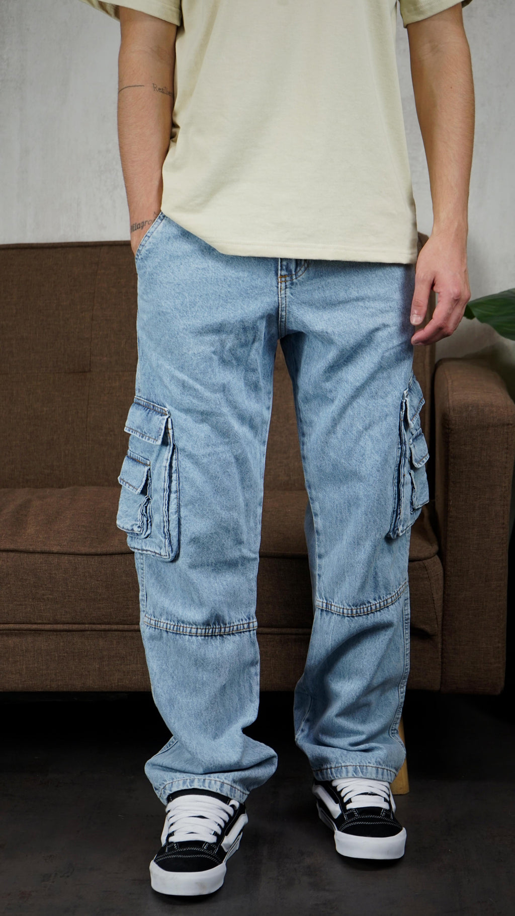 DENIM DUXON CARGO