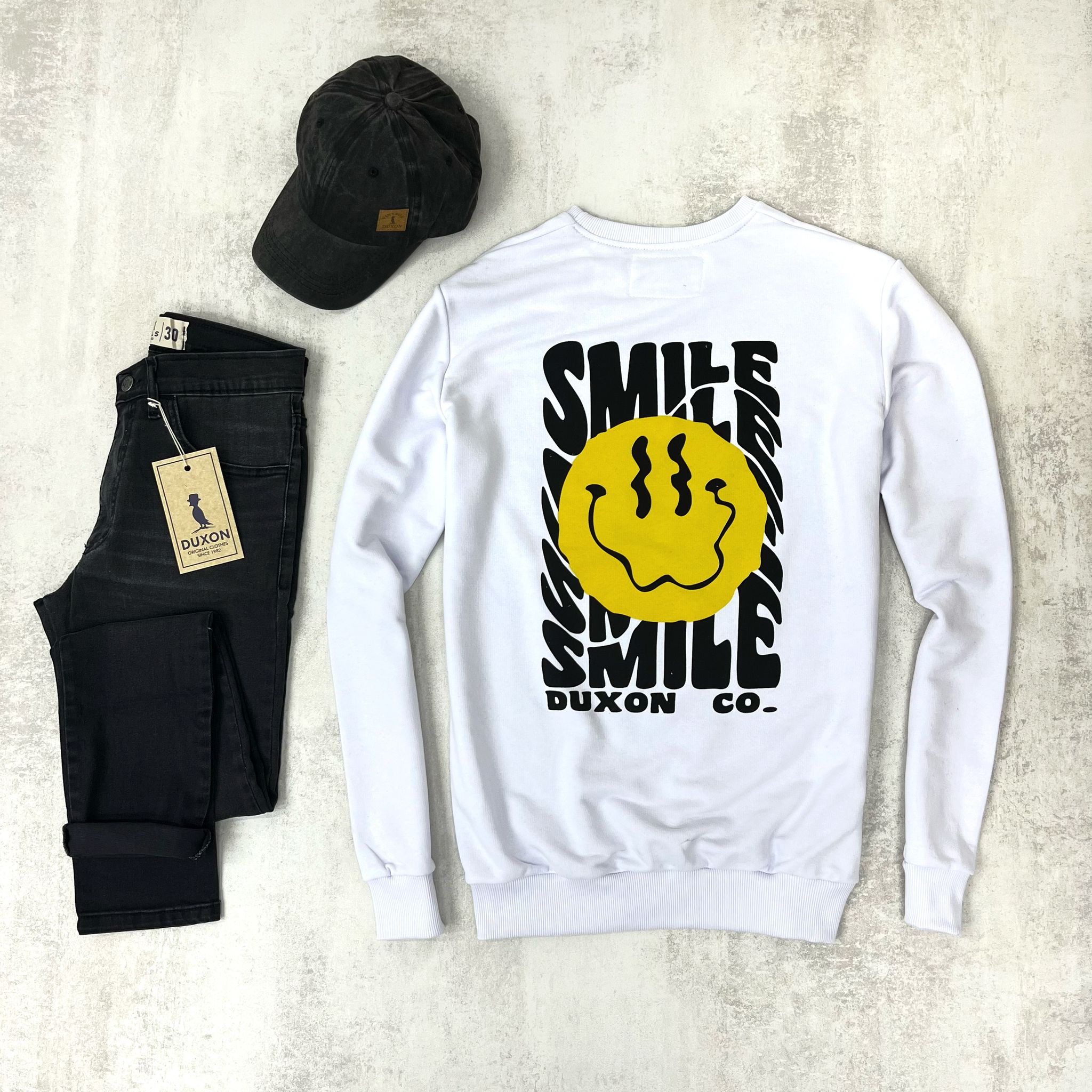 🔥MEGA SALE DISCONTINUADOS🔥BUZO DEPORTIVO SMILE DOBLE ESTAMPA