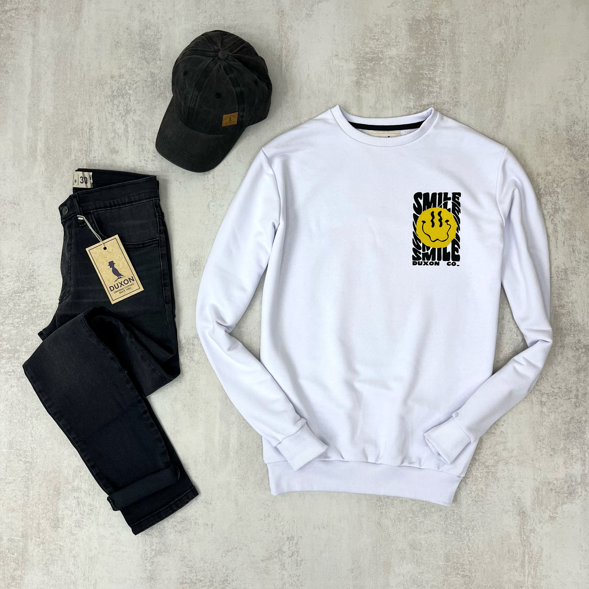 🔥MEGA SALE DISCONTINUADOS🔥BUZO DEPORTIVO SMILE DOBLE ESTAMPA