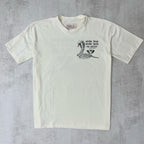 REMERA OVERSIZE DOBLE ESTAMPA "COBRA",  NATURAL