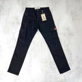 PANTALON CARGO EN GABARDINA NEGRO