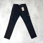 PANTALON CARGO EN GABARDINA NEGRO