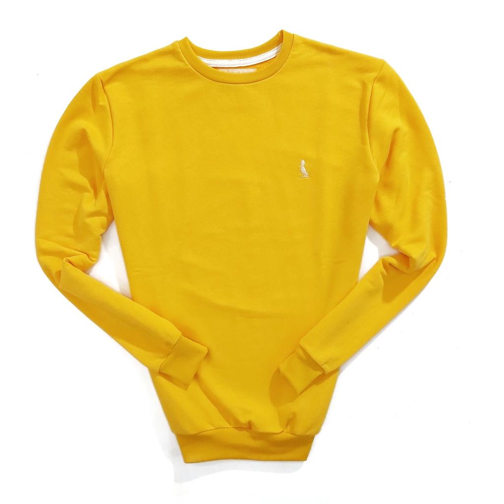 OUTLET⚠️BUZO DEPORTIVO BASICO AMARILLO