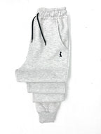 PANTALON JOGGER CON PUÑO GRIS CLARO