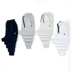 PANTALON JOGGER CON PUÑO GRIS CLARO