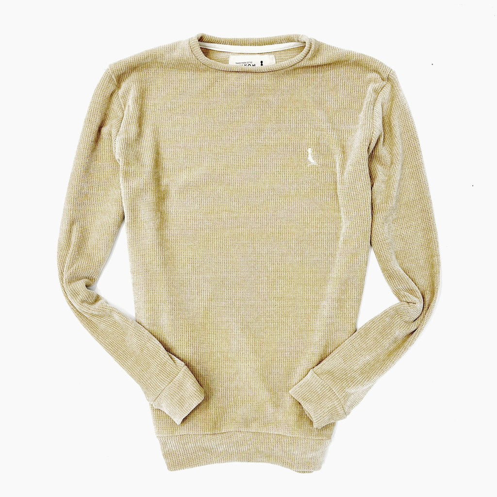 🔥MEGA SALE EN DISCONTINUADOS🔥 BUZO CHENILLE COLOR BEIGE
