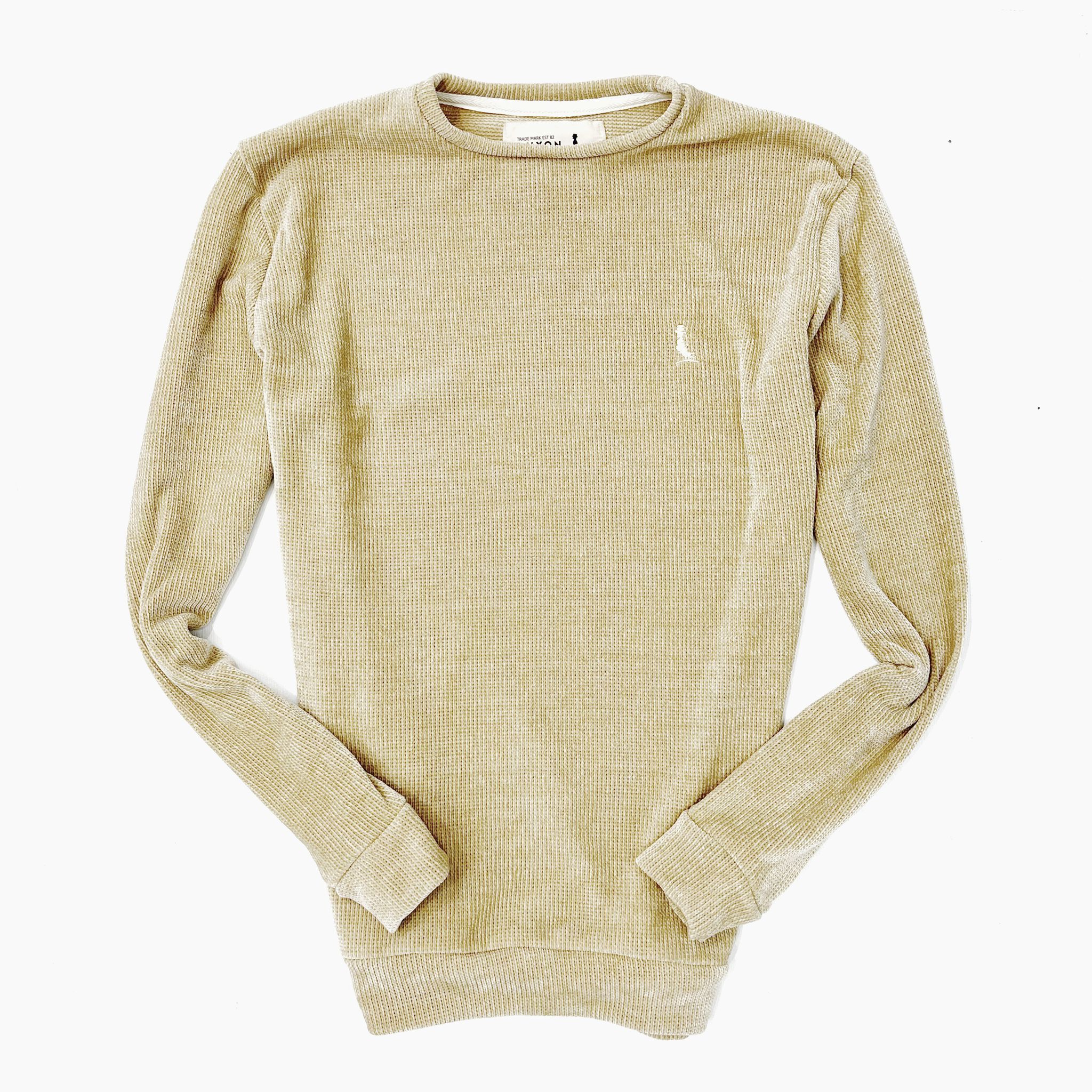 🔥MEGA SALE EN DISCONTINUADOS🔥 BUZO CHENILLE COLOR BEIGE