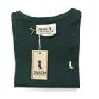 REMERA BASICA VERDE INGLES