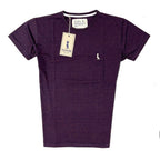 REMERA BASICA VINO TINTO MELANGE