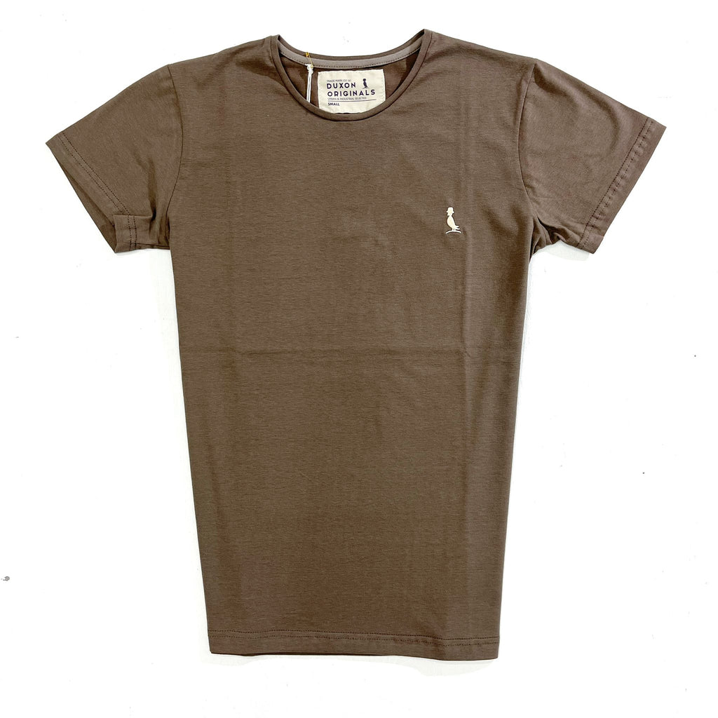 REMERA BASICA MARRON