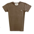 REMERA BASICA MARRON