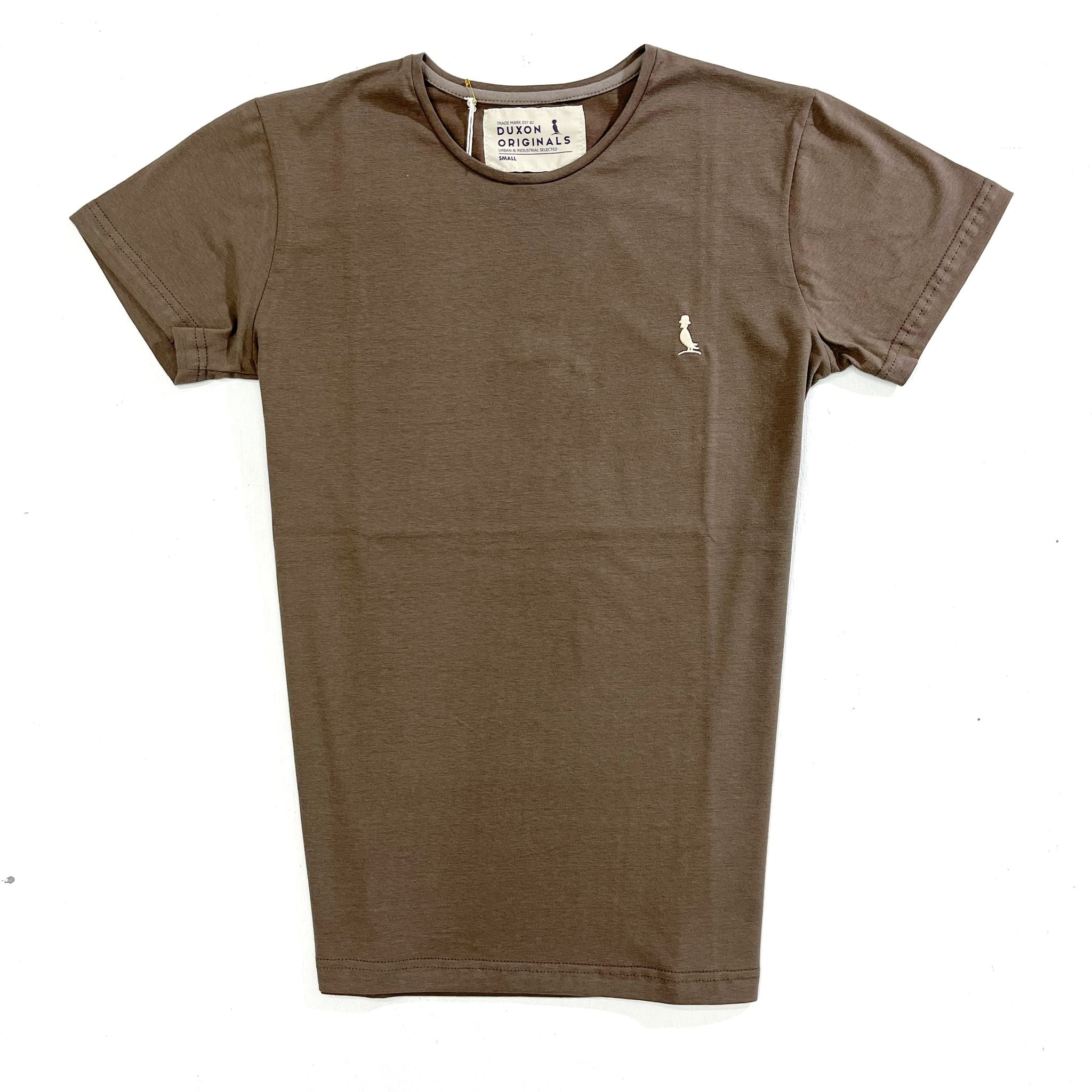 REMERA BASICA MARRON