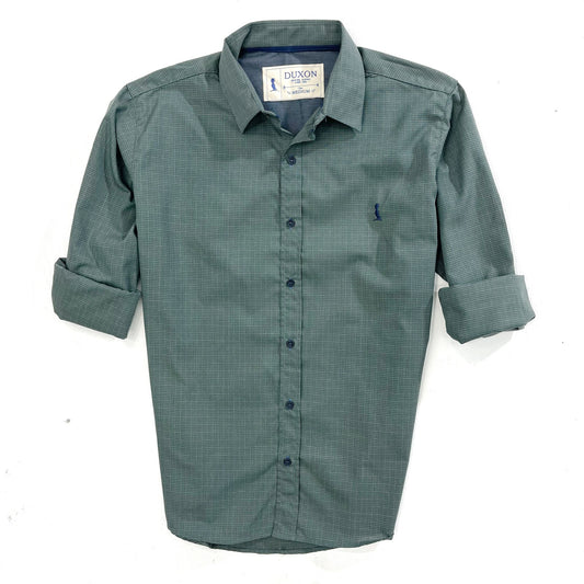 🔥MEGA SALE DE AGOSTO EN DISCONTINUADOS🔥CAMISA CON CUELLO VERDE