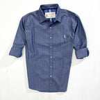 🔥MEGA SALE EN DISCONTINUADOS🔥 CAMISA CON CUELLO AZUL Y GRIS