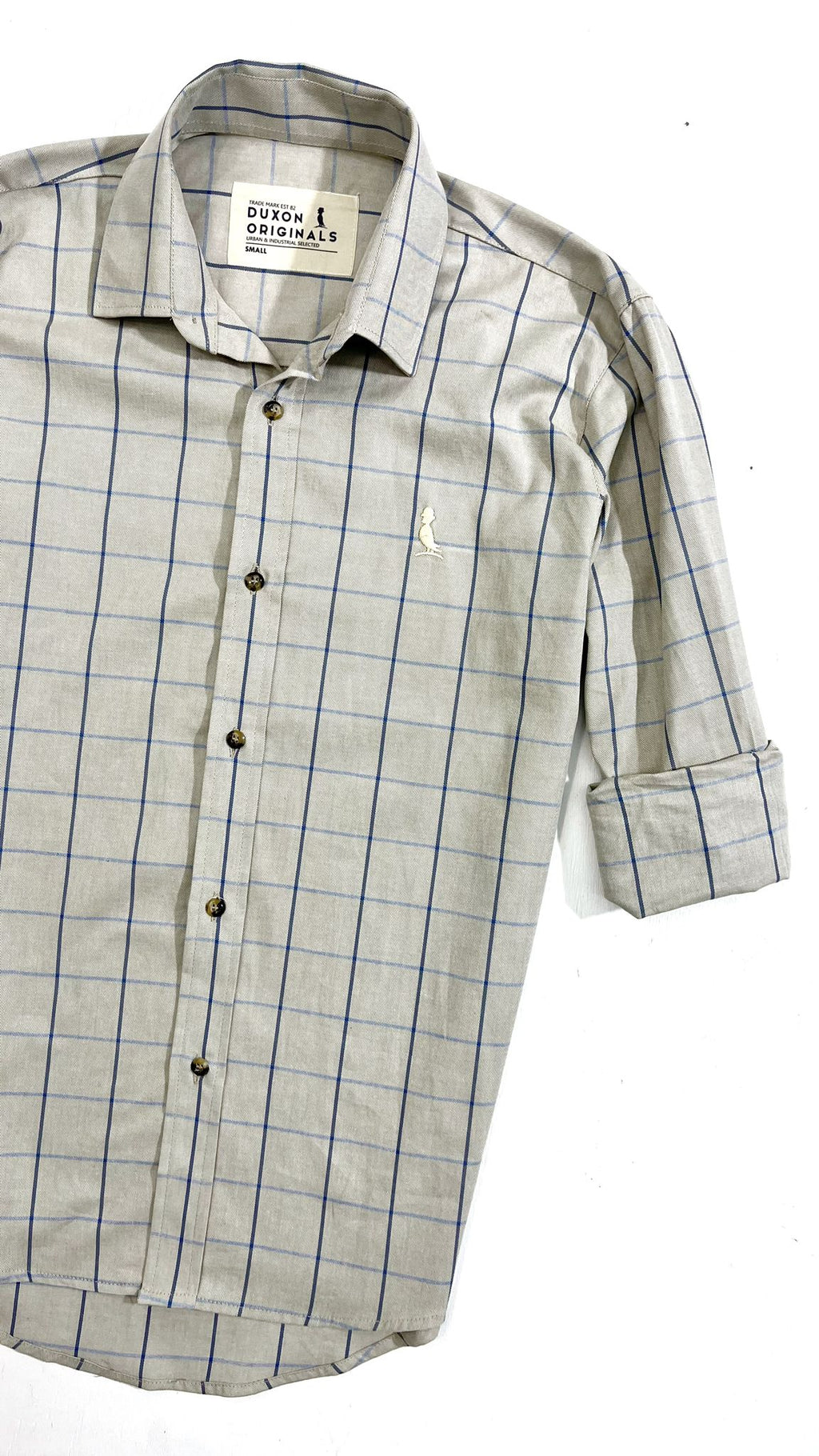 🔥MEGA SALE DE AGOSTO EN DISCONTINUADOS🔥CAMISA A CUADROS BEIGE