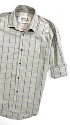 🔥MEGA SALE DE AGOSTO EN DISCONTINUADOS🔥CAMISA A CUADROS BEIGE