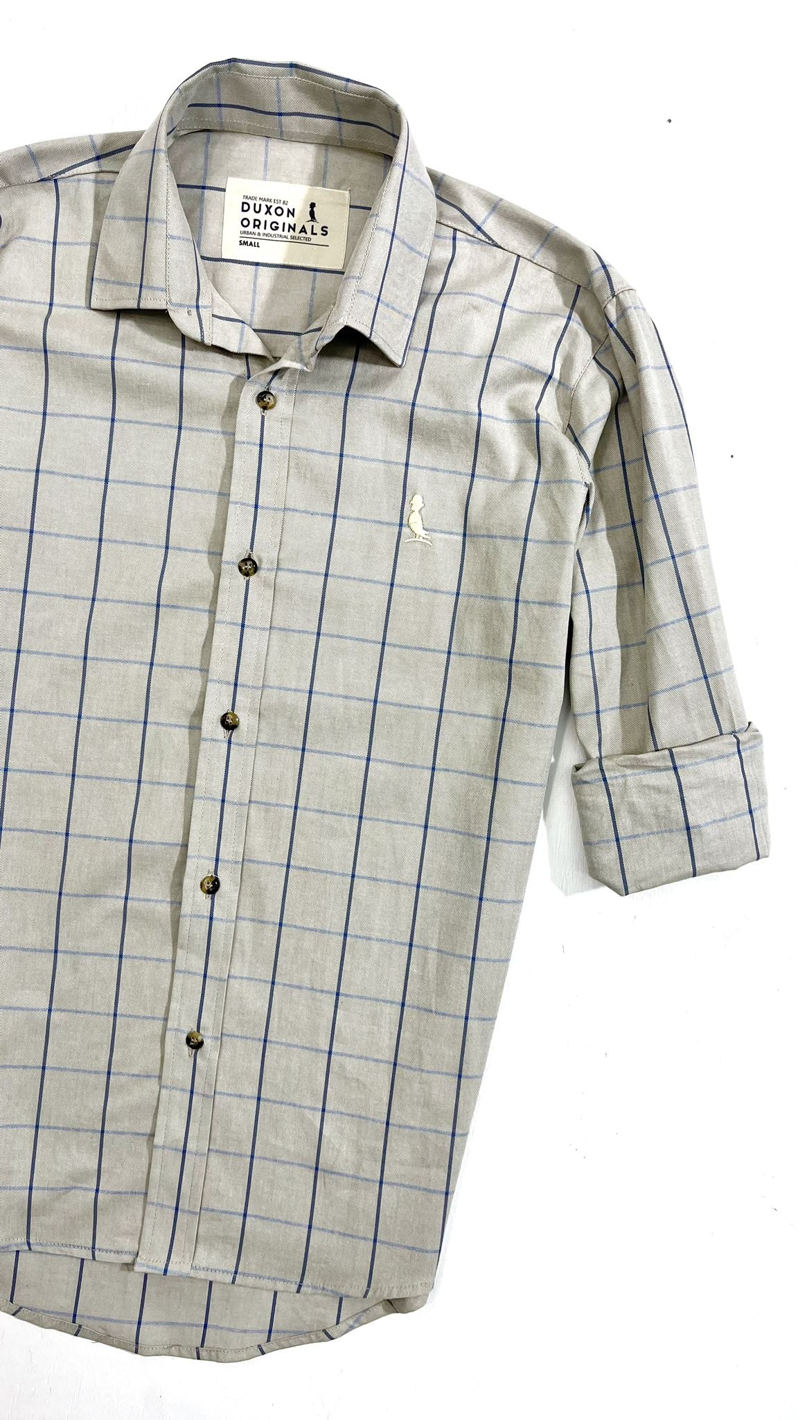 🔥MEGA SALE DE AGOSTO EN DISCONTINUADOS🔥CAMISA A CUADROS BEIGE