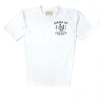 REMERA OVERSIZE, DOBLE ESTAMPA "KIM PAN JOE" BLANCA
