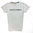 REMERA BELIEVE IN YOURSELF GRIS