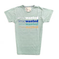 REMERA EVERWANTED VERDE AGUA