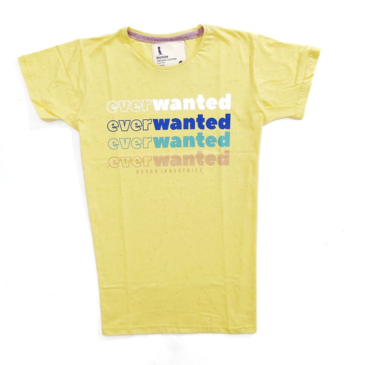REMERA EVERWANTED AMARILLO
