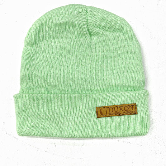 GORRA DE LANA VERDE AGUA