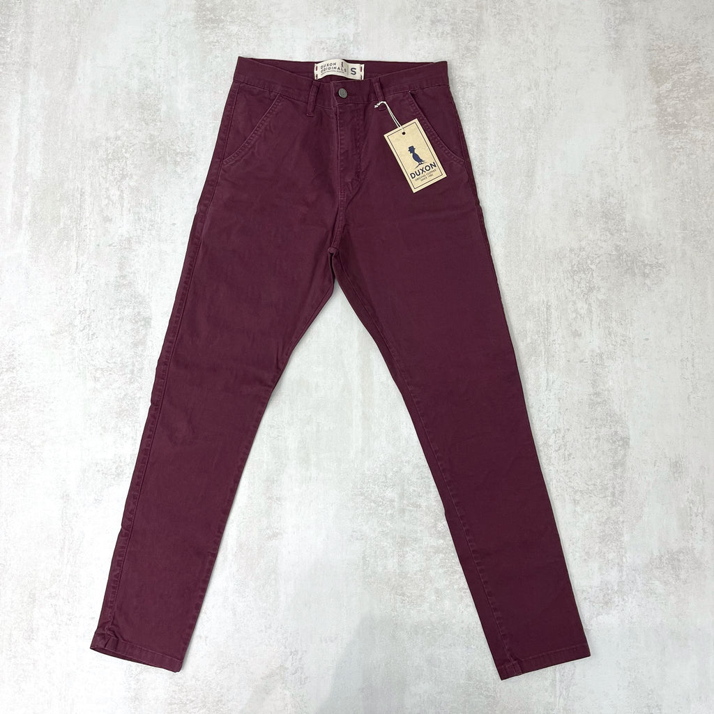 PANTALÓN DE VESTIR, COLOR BORDÓ.