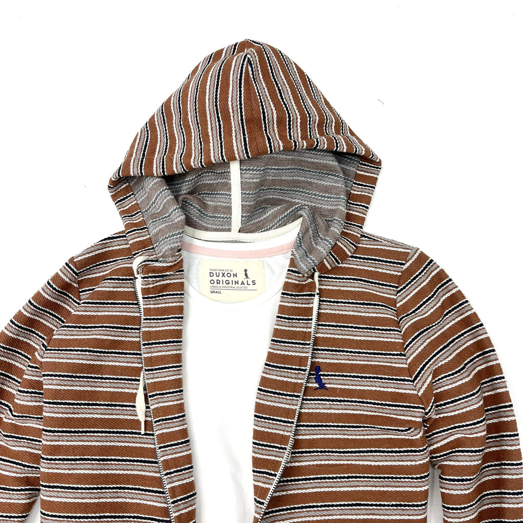 SALE‼️CAMPERA A RAYAS MARRON