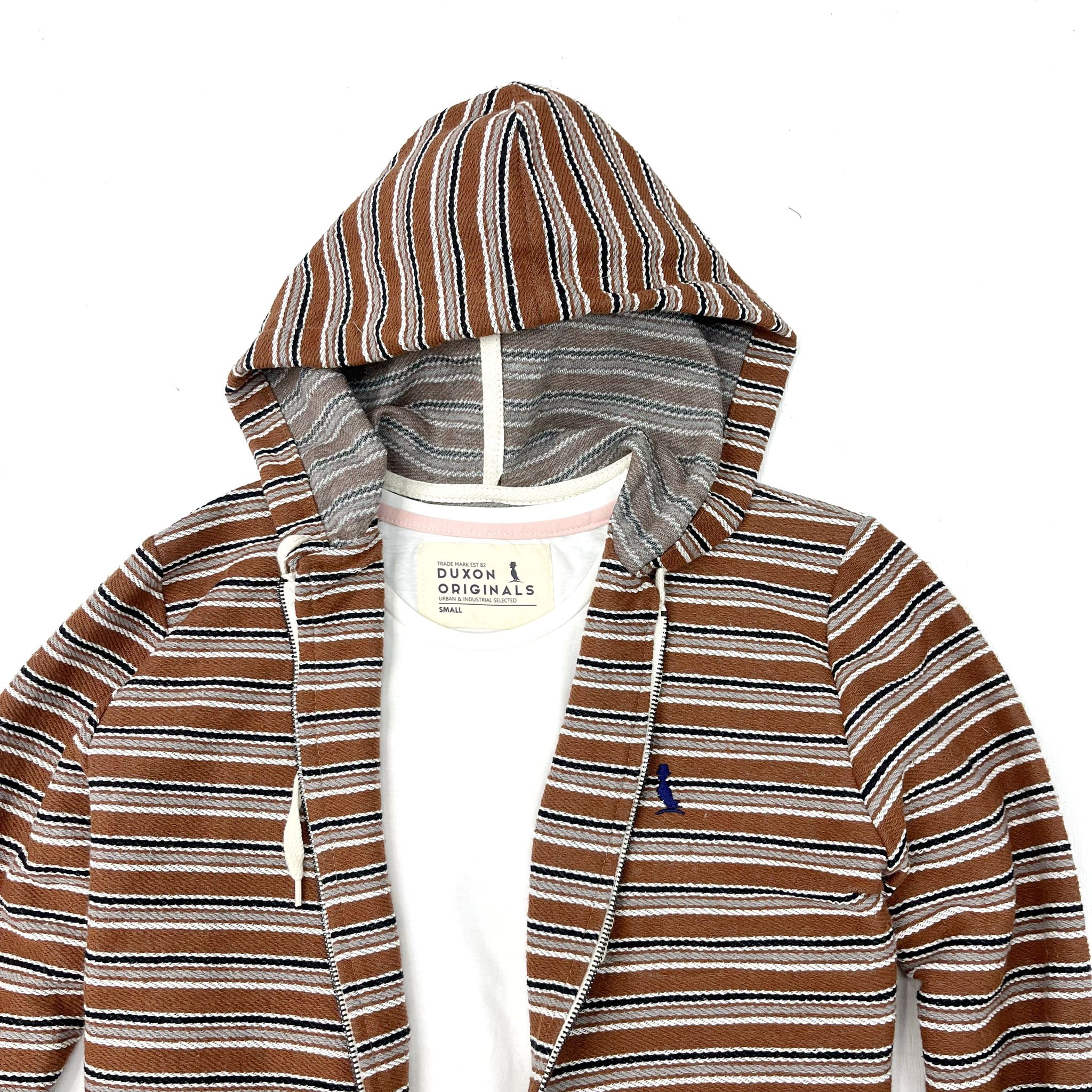 SALE‼️CAMPERA A RAYAS MARRON