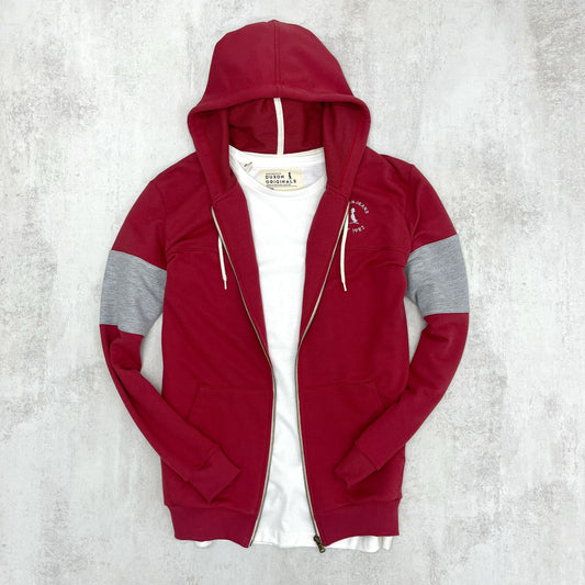 CAMPERA DUBAI ROJO Y GRIS