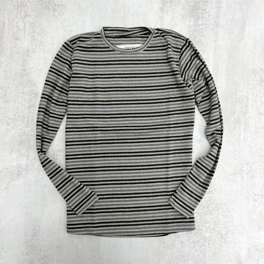 OUTLET⚠️ BUZO FINO GRIS Y NEGRO OSCURO