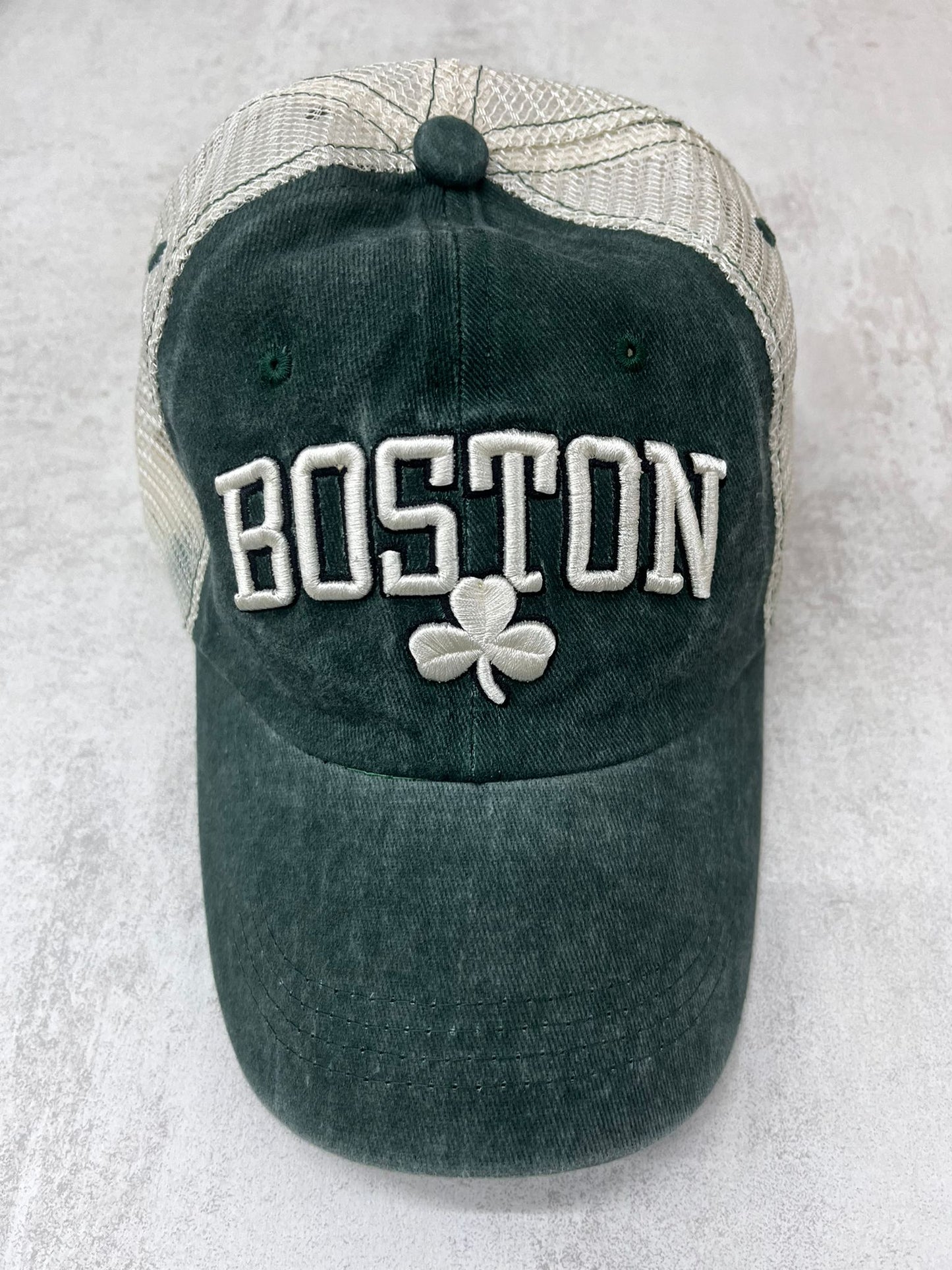 GORRO BOSTON CON REJILLA COLOR VERDE