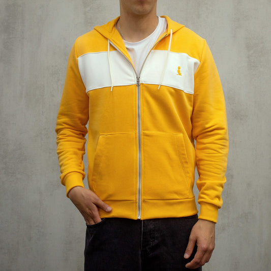 💻CYBER MONDAY💻 CAMPERA BERLÍN AMARILLO CON BLANCO