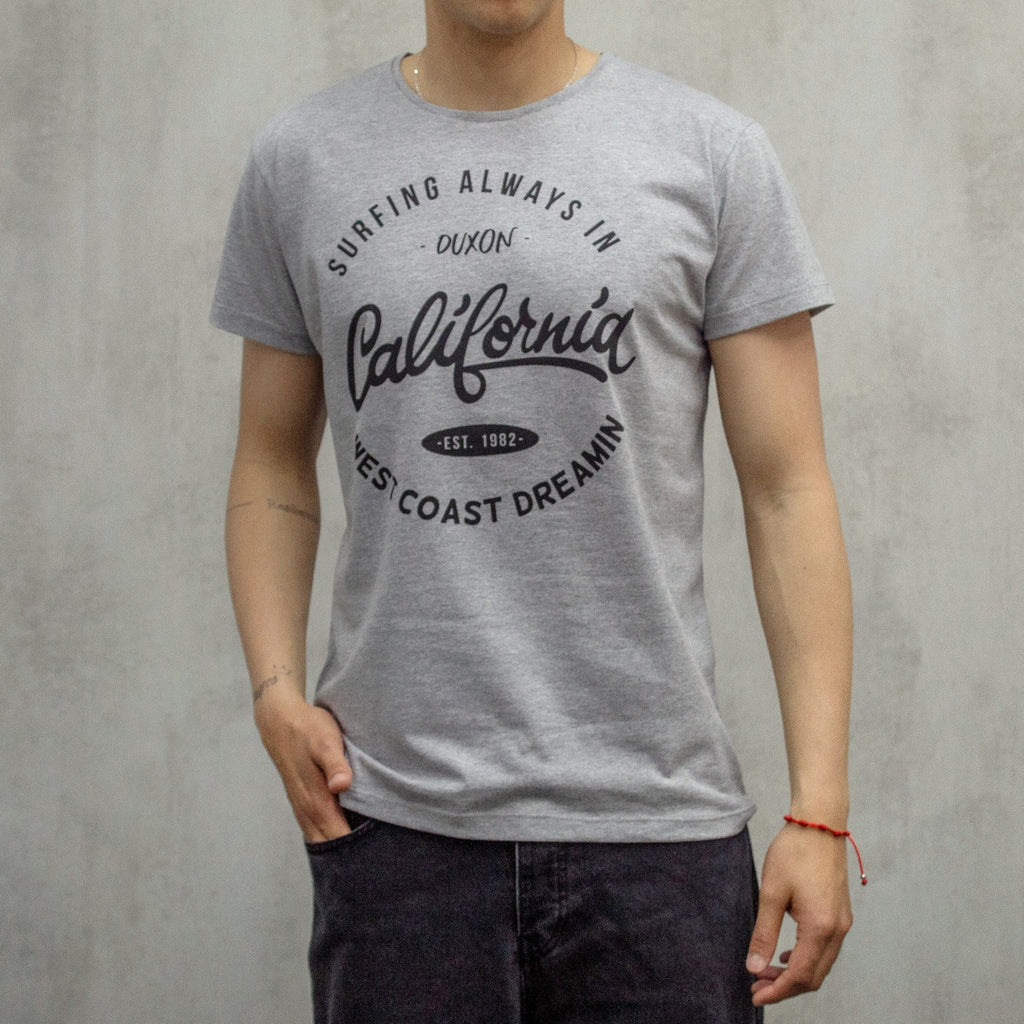 FLASH SALE 🔥🔥REMERA CALIFORNIA GRIS