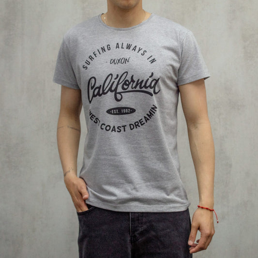 FLASH SALE 🔥🔥REMERA CALIFORNIA GRIS
