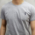 REMERA BASICA GRIS CLARO