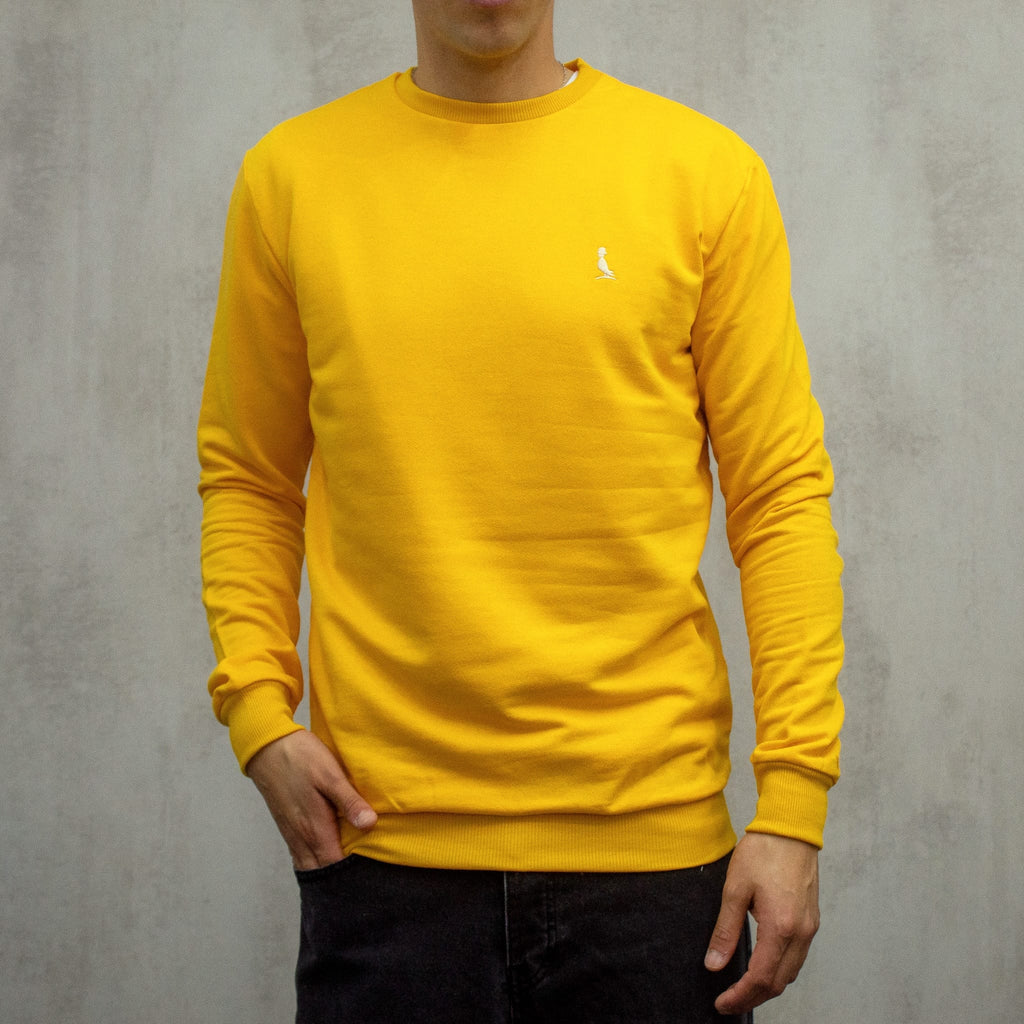 OUTLET⚠️BUZO DEPORTIVO BASICO AMARILLO