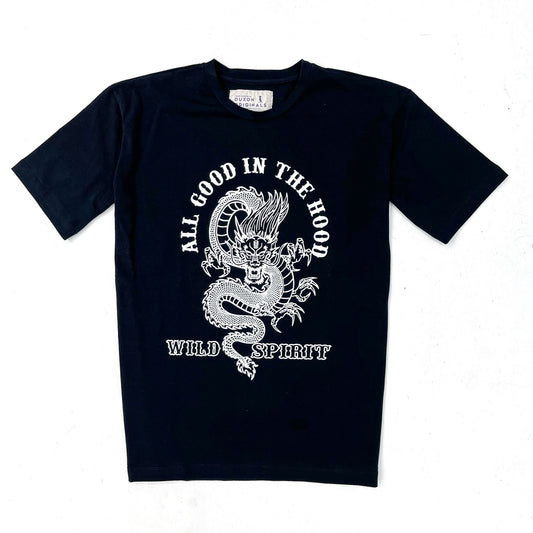 REMERA ALL GOOD IN THE HOOD NEGRA