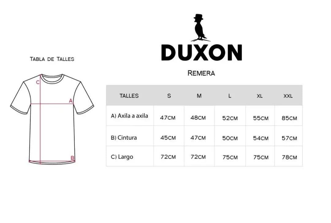 REMERA DUXON 82 BLANCA