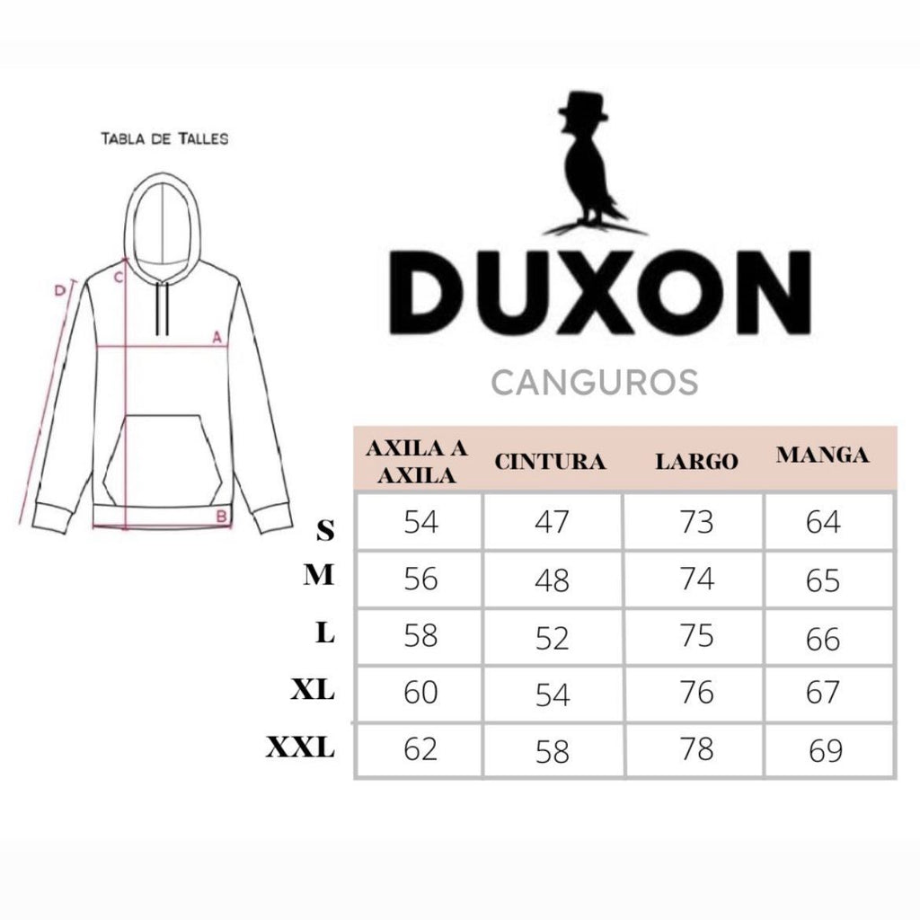 SALE‼️CANGURO DUXON SALMON CELESTE BLANCO