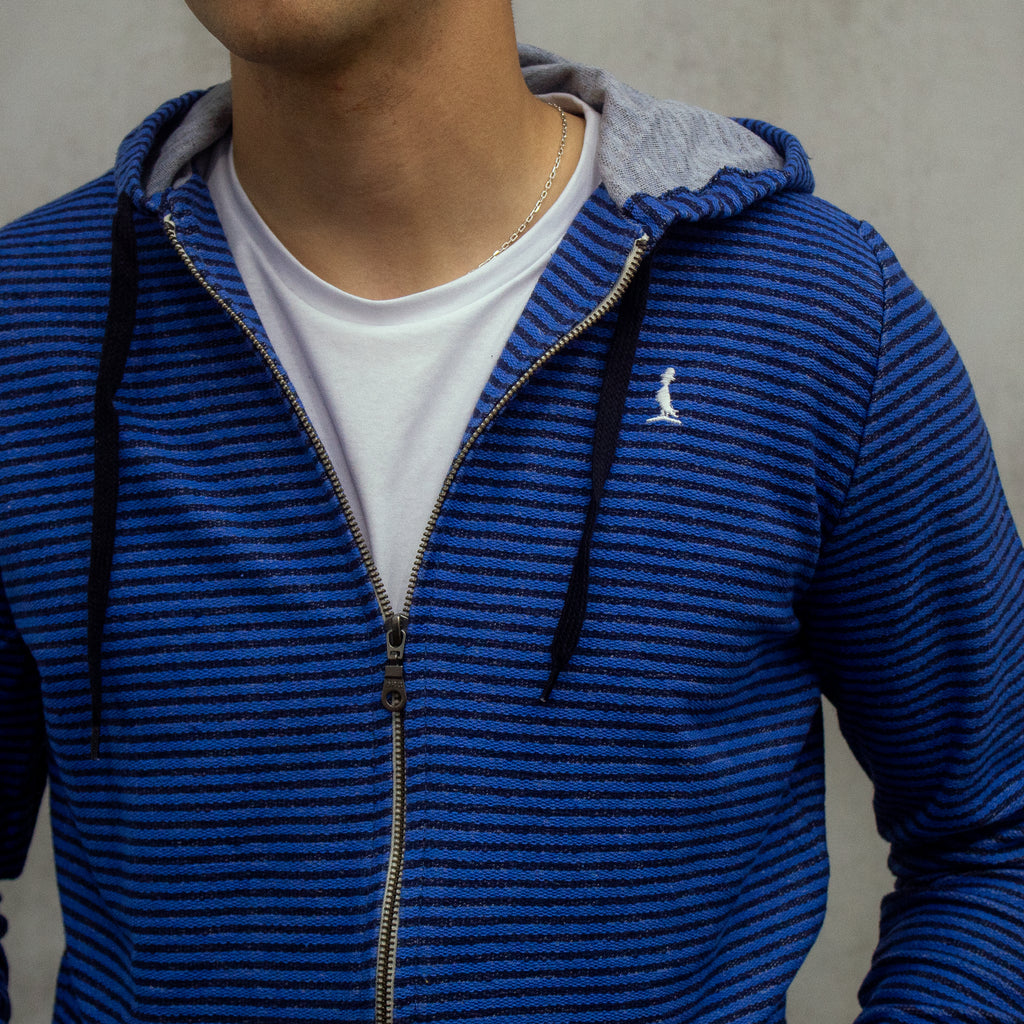 Sale 🔥 CAMPERA A RAYAS AZUL
