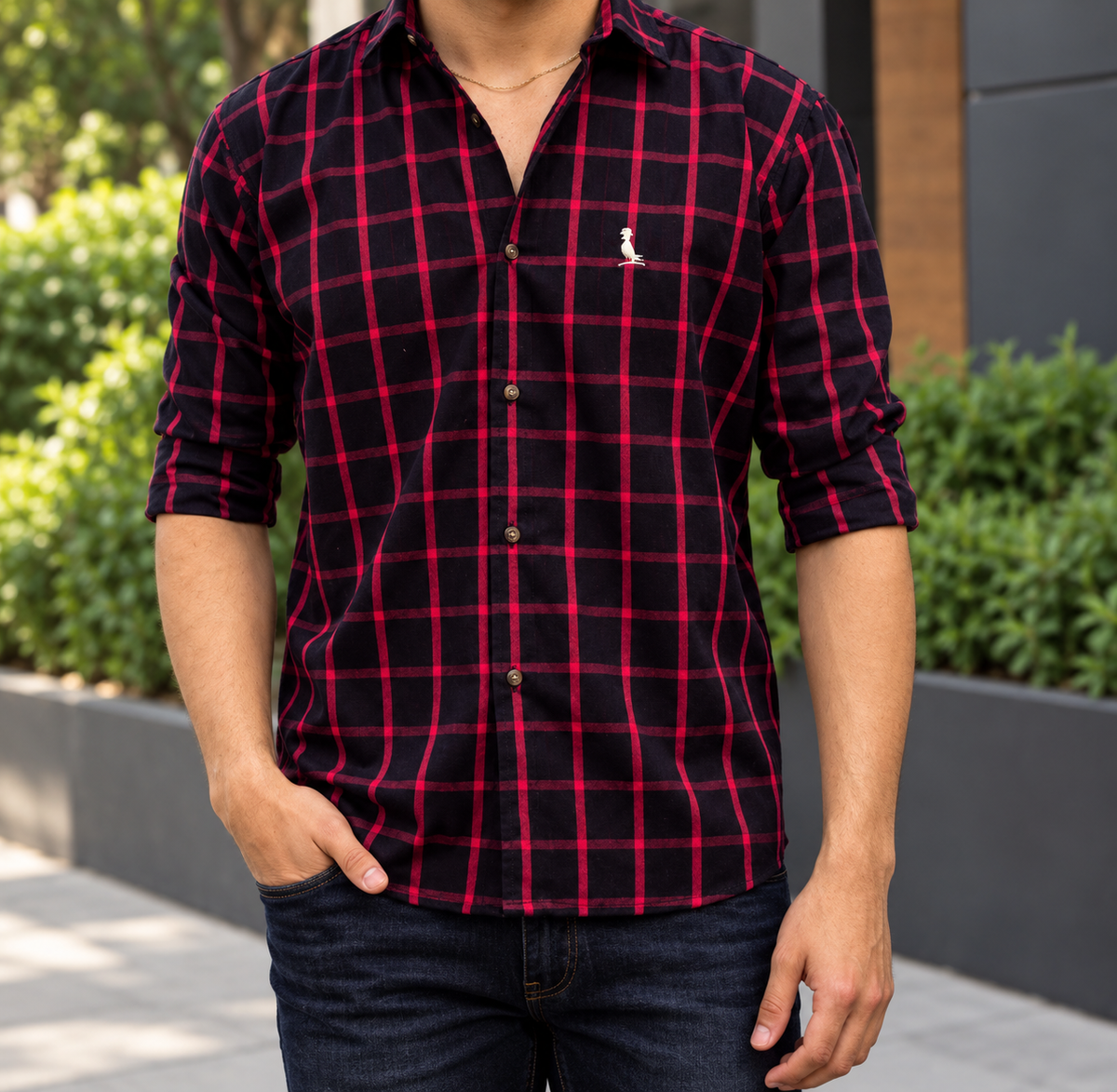 Camisa a cuadros