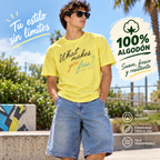 REMERA WHAT MAKES YOU FREE? AMARILLA