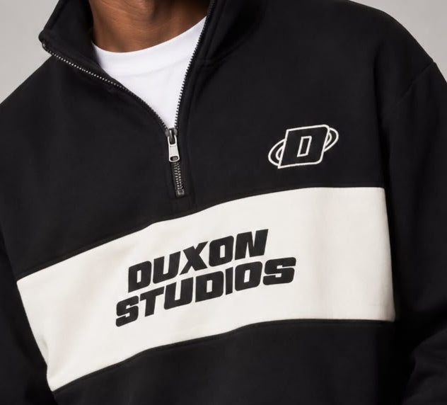 MEDIO CIERRE CON FRANJA, DUXON ESTUDIOS.