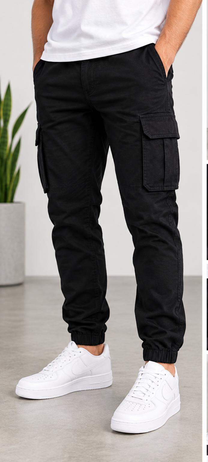 PANTALÓN CARGO CON PUÑO