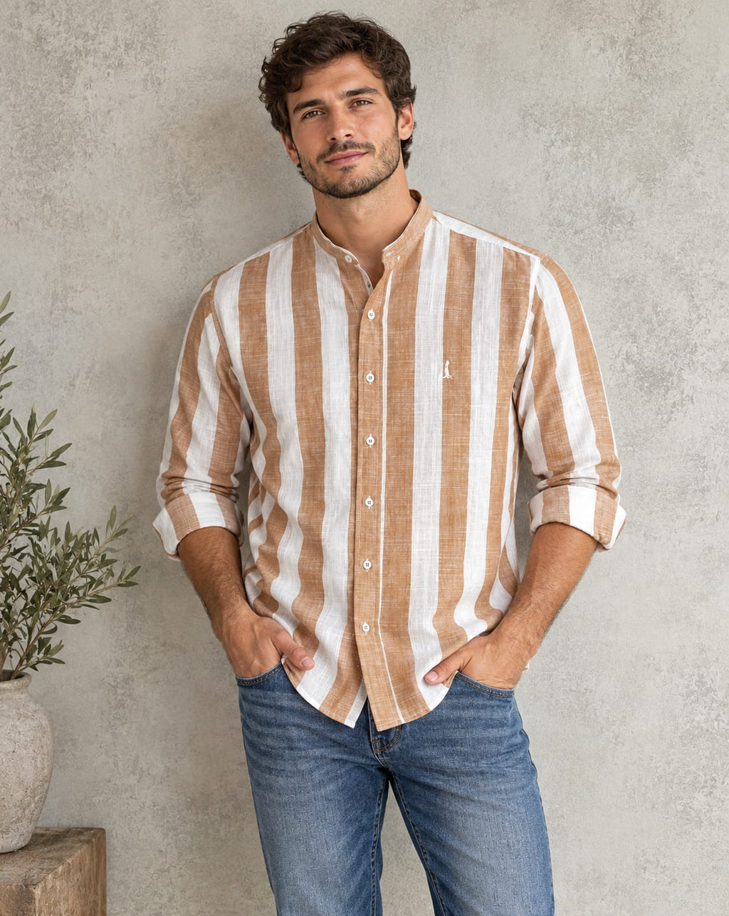 CAMISA MAO, RAYAS ANCHAS.
